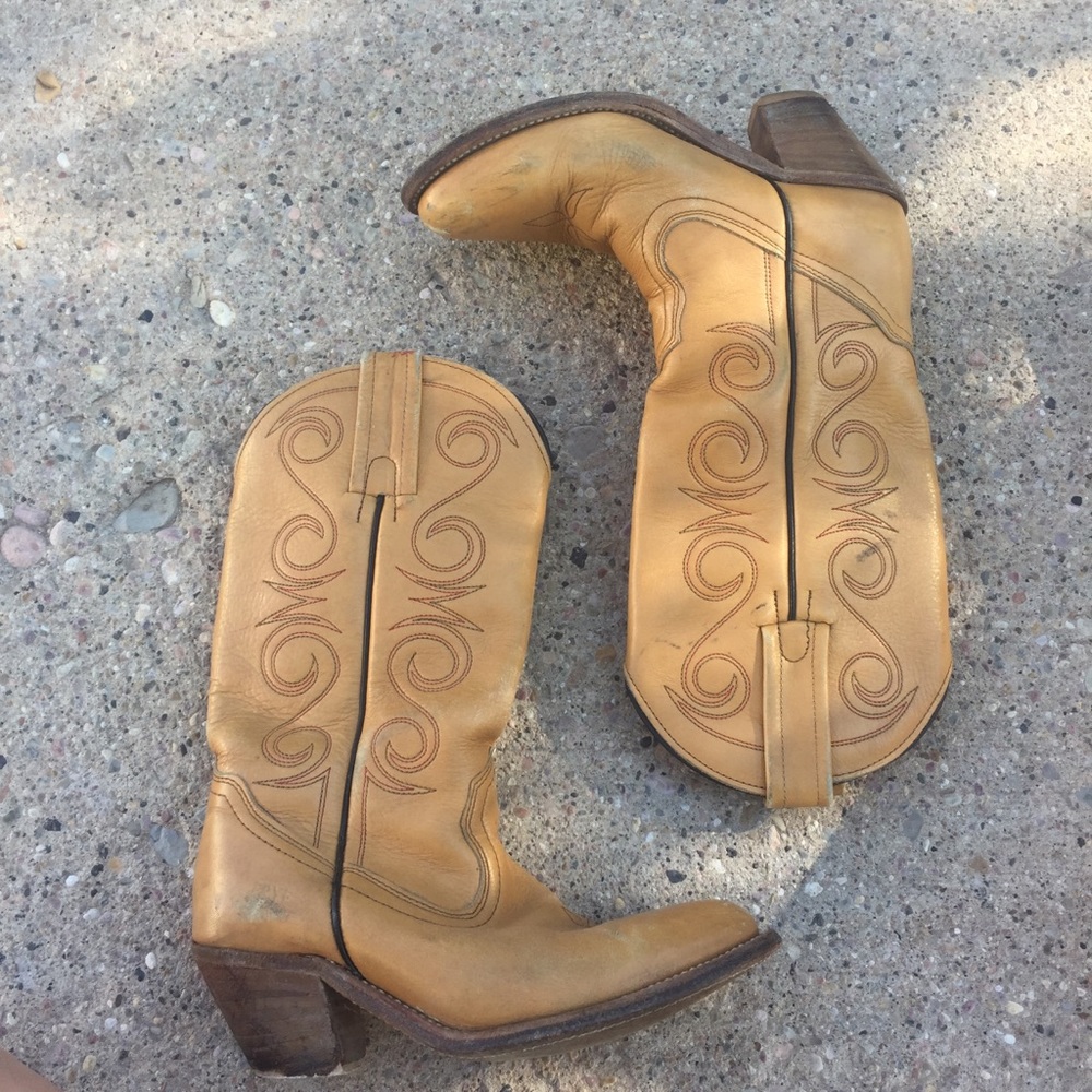 Vintage Frye Cowgirl Boots